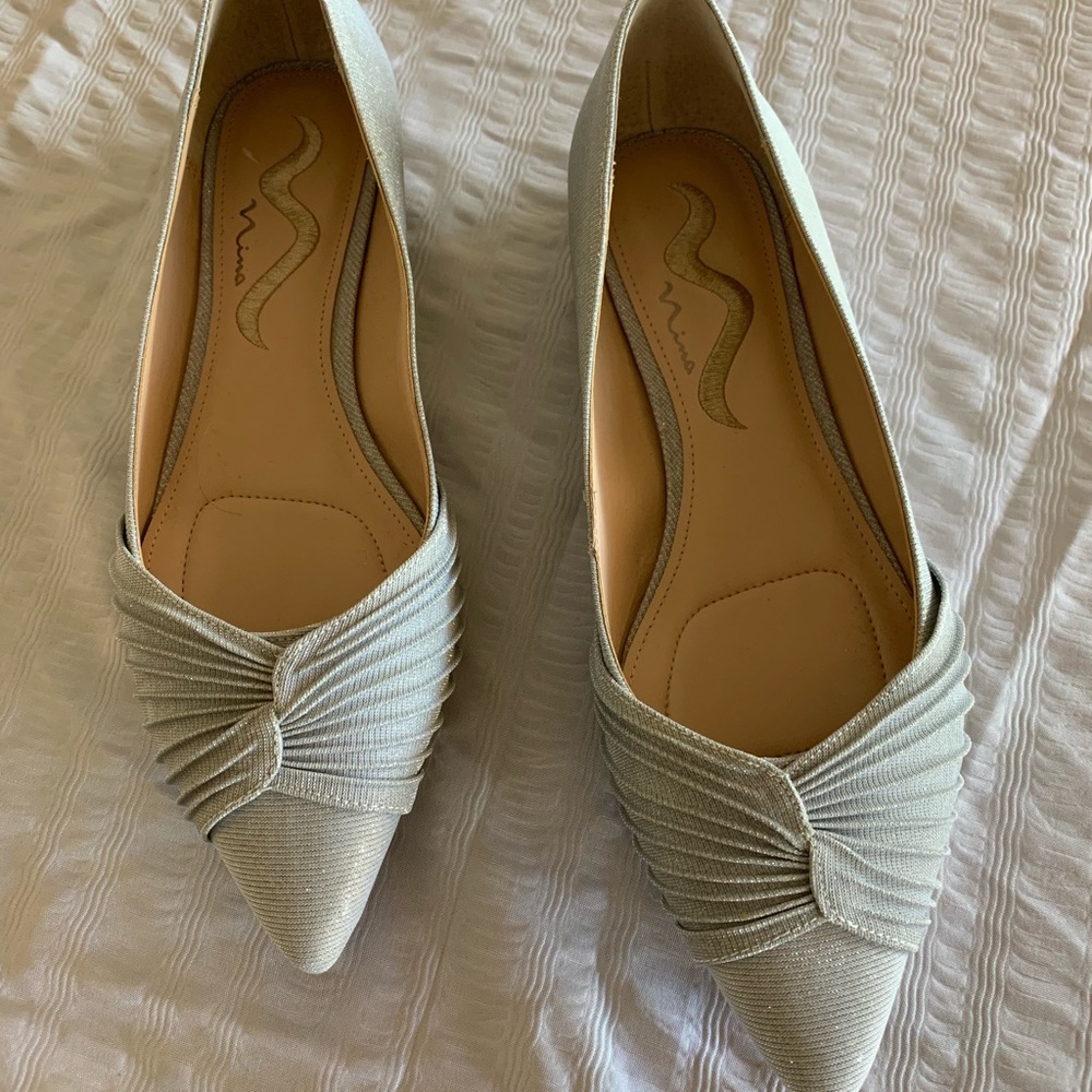 Nina Flats color silver